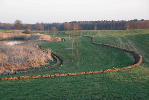 Buffer system established around marshy areas and water reservoirs Buffer system established around marshy areas and water reservoirs