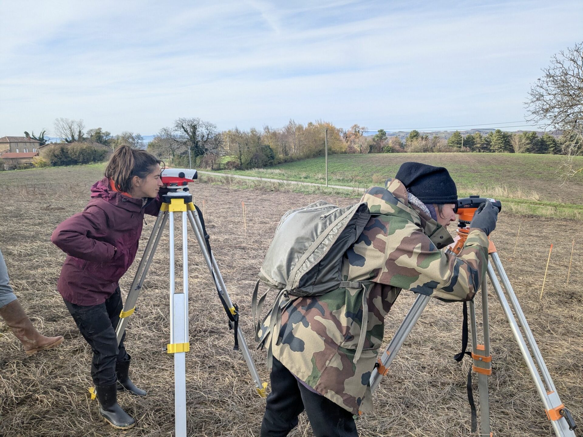 Figure 5. Formation techniciens theodolite (c)AFAF